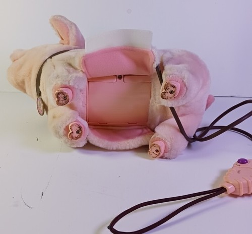 Vintage Animatronic Remote Controlled BABE The Pig 12" Talking Toy Read Descrp - Picture 5 of 12