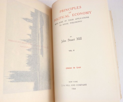 5 Vols Library of Science C. Darwin, J. S. Mill, T. Huxley, J. A. Hill & Co.1904 - Foto 8 di 11