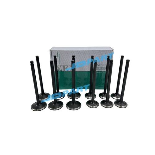 Outstanding quality 12PC 6D102 Intake and Exhaust Valve For Komatsu Engine Parts - Imagen 2 de 4