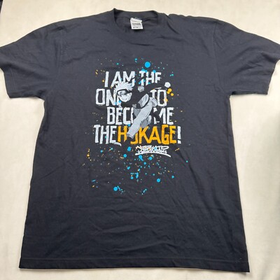 Vintage Naruto ''I Am the One to Become the Hokage'' COSPA T-Shirt Size XL Used