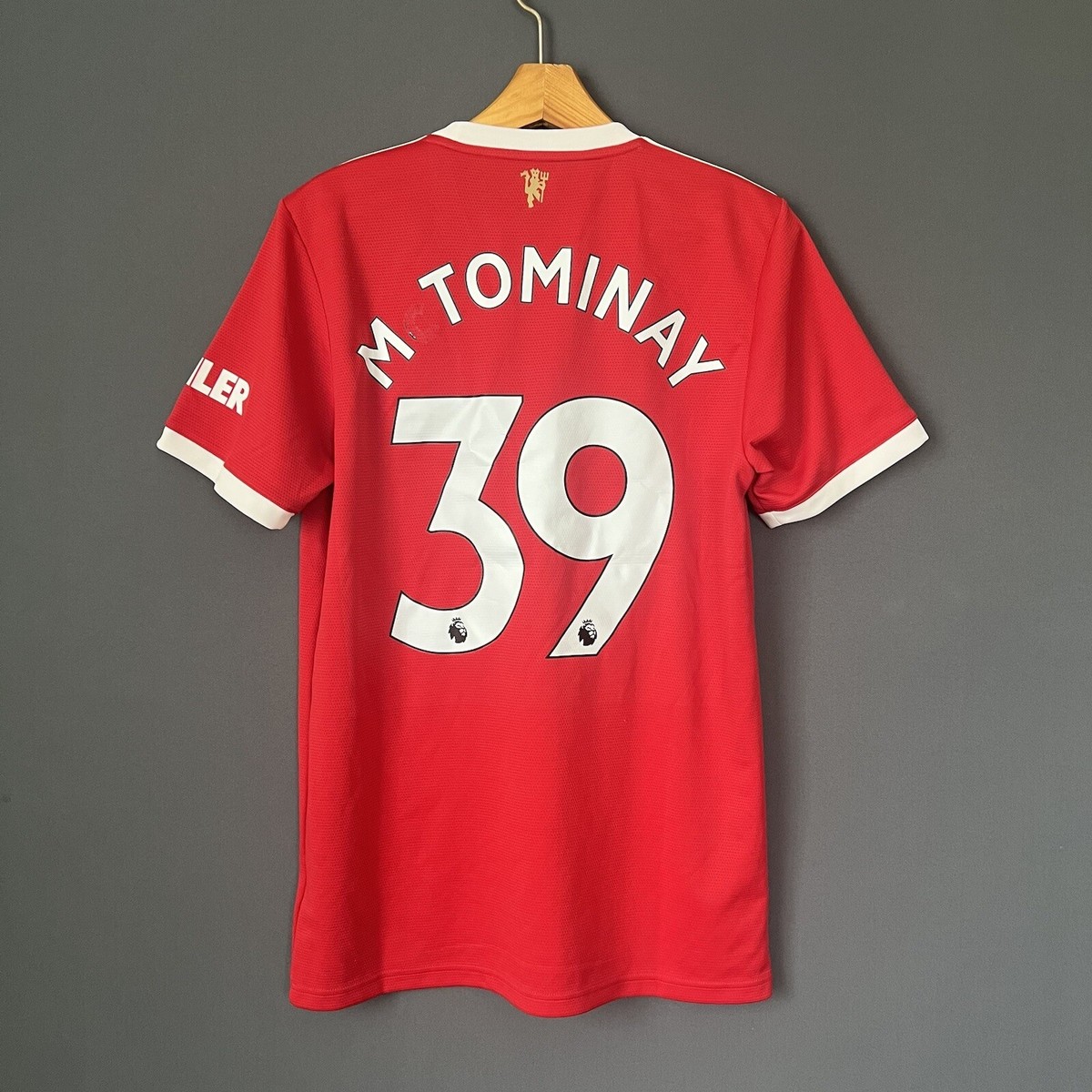 Manchester united 21/22 ホームユニ Adidas Mens Manchester United 21 22 Home Jersey Red White