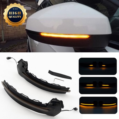 Indicador de señal de giro de luz de espejo retrovisor lateral LED dinámico para Audi A3 S3 RS3 8V 13~up - Imagen 1 de 14