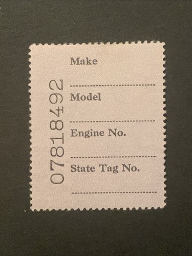 54738 US Revenue Stamp Motor Vehicle Tax Scott #RV30 $5 Mint NHOG Extra Fine SP* - Picture 2 of 2