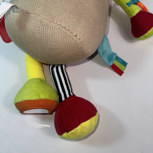 Dolce Cow Education Kids Colorful Activity Interactive Learning Knit Rattle Toy - Picture 6 of 14