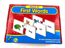 The Learning Journey Match It! First Words 30 Self Correcting Puzzle COMPLETE