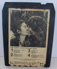 8-Track - John Lennon And Yoko Ono Double Fantasy Splice & Pad Replaced TESTED