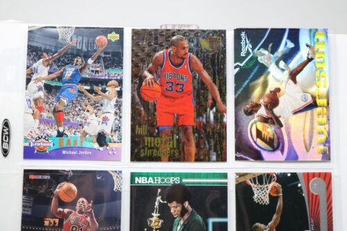 NBA Basketball Card Lot Michael Jordan Kevin Garnett Dennis Rodman Jabbar Hill+ - Picture 3 of 8