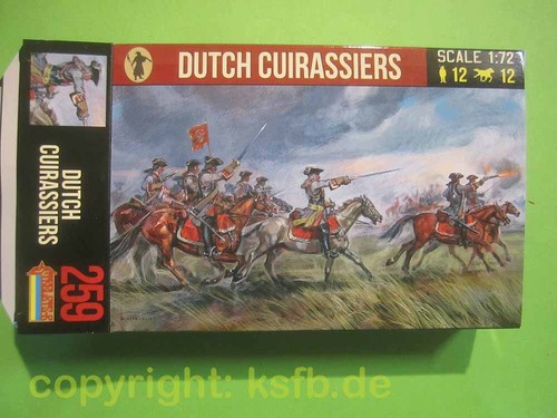 1:72 Strelets #259 Spanien Erbfolgekrieg Niederlande Kürassiere Kavallerie
