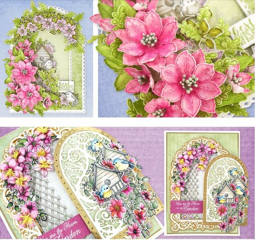 Heartfelt Creations Tool 3D Climbing Clematis Shaping Mold Flower Molding - Picture 6 of 10
