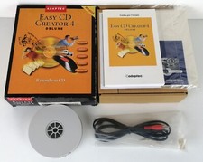 EASY CD CREATOR 4 - SOFTWARE - BOX  MANUALS - WITHOUT DISCS