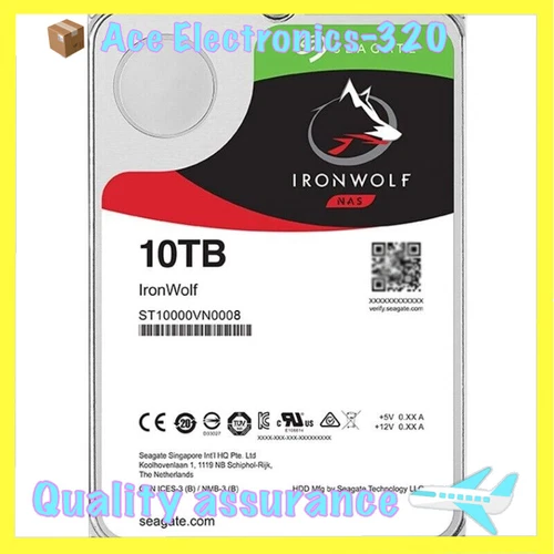ST10000VN0008 New Seagate IronWolf NAS 10TB 7200RPM 3.5" SATA Hard Drive HDD -