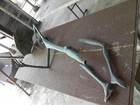 Lc Shank - Large Bronze Stainless 78" Tall Fountain Sculpture Colonel Mustard