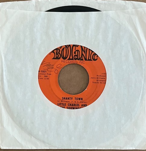 Little Charles & the Sidewinders-Please Open Up the Door/Shanty Town--Soul-VG+ - Picture 2 of 2