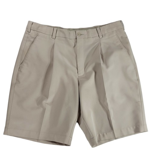 Nike Golfshorts Herren 36 Kahki Plissee Chino Freizeit Preppy Performance
