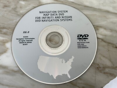 Nissy　DVD 2001-2004 Nissan Pathfinder Infiniti QX4 I35 Navigation DVD