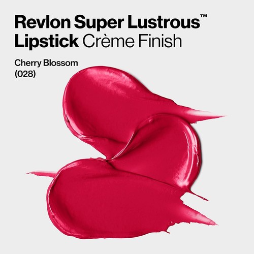 Revlon Super Lustrous Lipstick, Creamy Formula, Pearl, (Cherry Blossom 028) - Picture 2 of 8