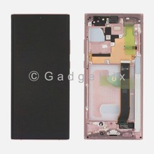 For Samsung Galaxy Note 20 Ultra Bronze OLED Display LCD Screen Digitizer Frame