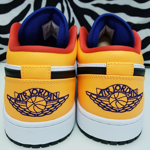 Jordan 1 Low Royal Yellow US9 Mens Brand New Deadstock - Picture 4 of 7