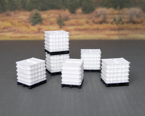 IBC-Container im Set, 6teilig, Spur H0, 1:87, Ladegüter - Bild 2 von 5