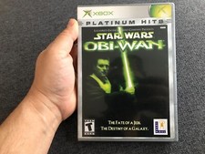 Star Wars: Obi-Wan (Original Xbox, 2001) Complete CIB W/ Manual Tested