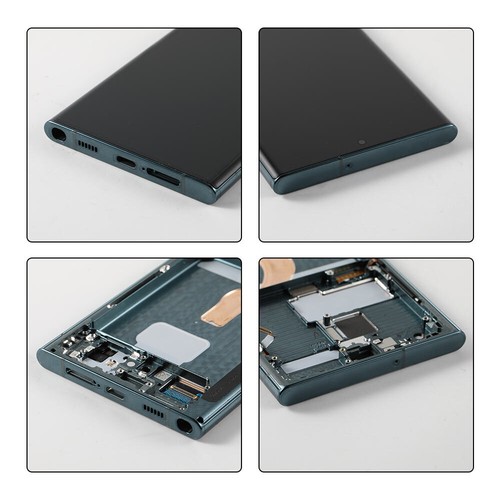 OLED Display LCD Touch Screen+Green Frame For Samsung Galaxy S22 Ultra S908U/U1 - Picture 7 of 7