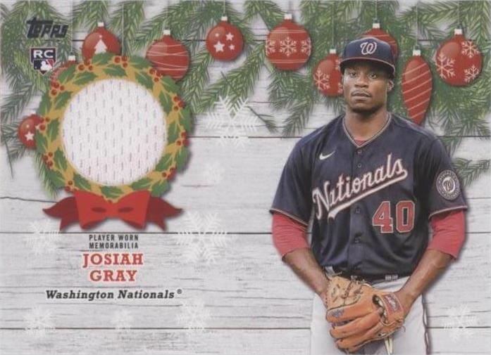 2022 Topps Holiday - Josiah Gray #WRC-JG - 1 of 1