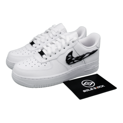 靴 NIKE WMNS AIR FORCE 1 '07 LX IF1686 101 Nike WMNS Air Force 1 Low Metal Swoosh White IF1686-101 Women's