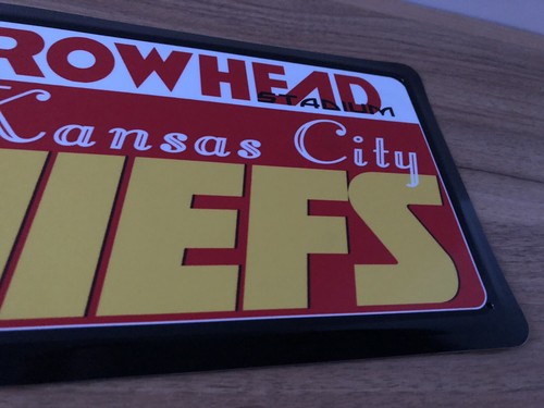 Metal sign Kansas City Chiefs decor Kansas City Chiefs home stadium sign - Picture 5 of 10