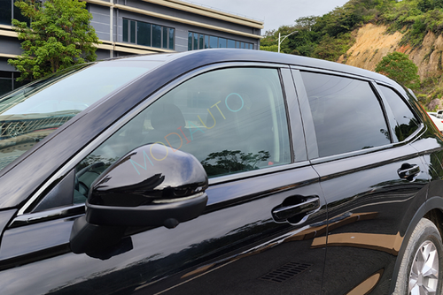 10X Accessories For Honda CRV 23-25 Window Molding Strips Trim Black Stainless G - Foto 8 di 12