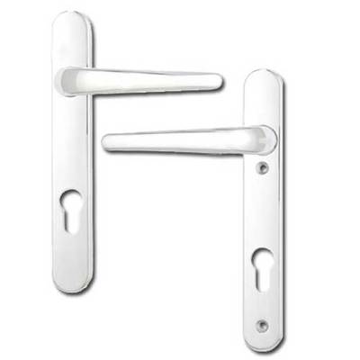 ERA Classic 3295 92PZ UPVC Lever Door Handles Furniture 92mm Centres White