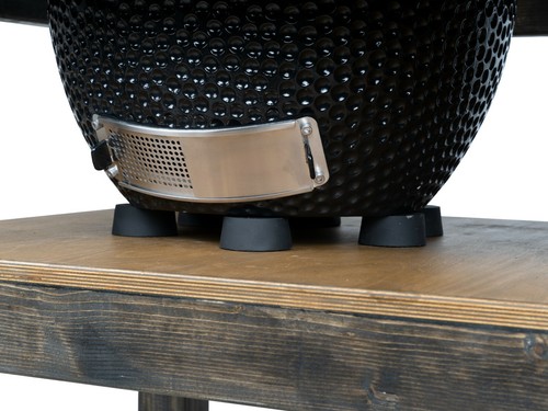 Tavolo Grill, Spazio Cucina Bbbq per Ceramica Kamado Fumatore Varie Taglie Disponibili - Foto 5 di 18