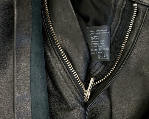 Reformation Veda Cary Kennedy Womens Wide Leg Leather Pants Trousers Black Sz 6 - Picture 7 of 7