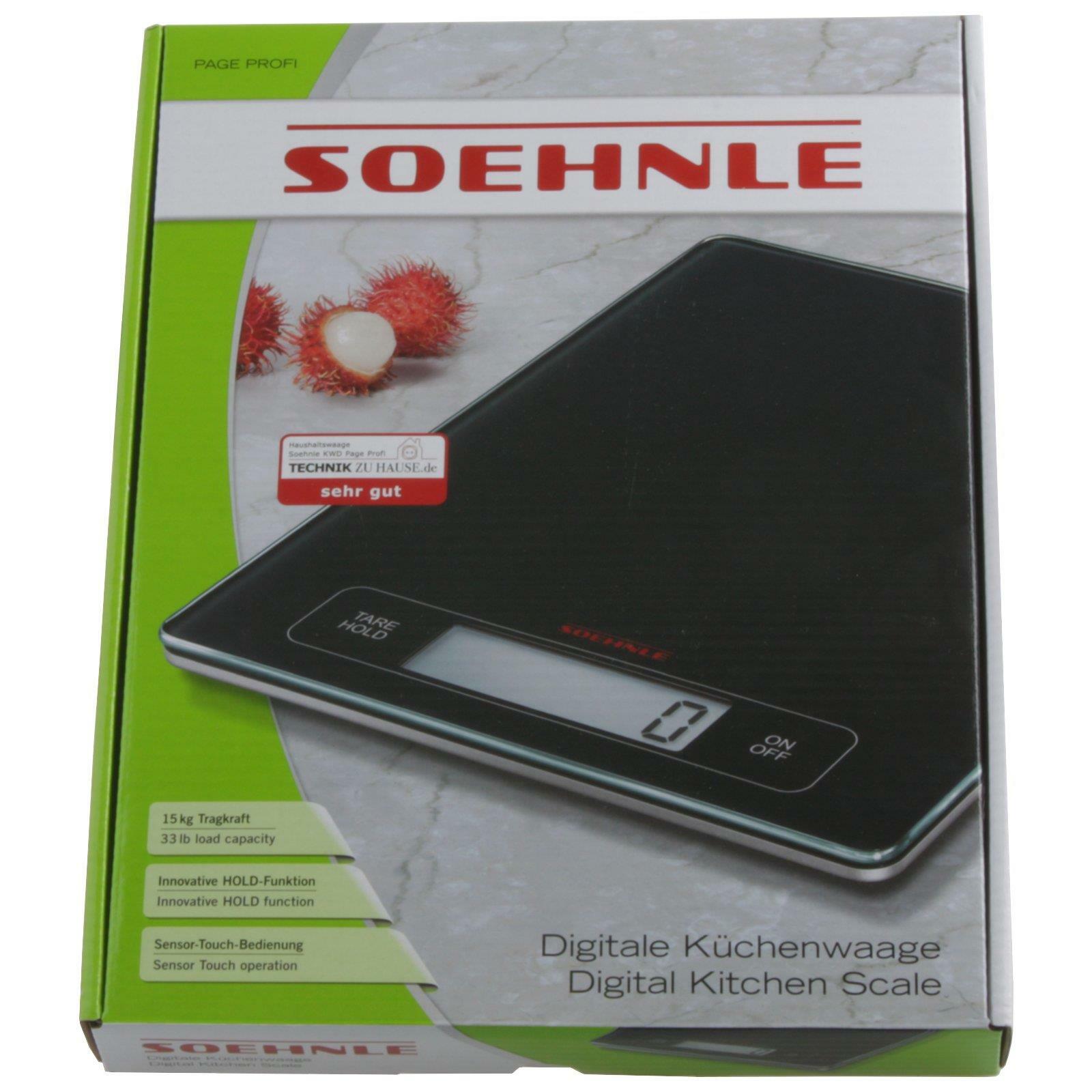 61507 OVP SOEHNLE KWD Page Profi 300 Küchenwaage 20 kg 61507 OVP SOEHNLE KWD Page Profi 300 Küchenwaage 20 kg