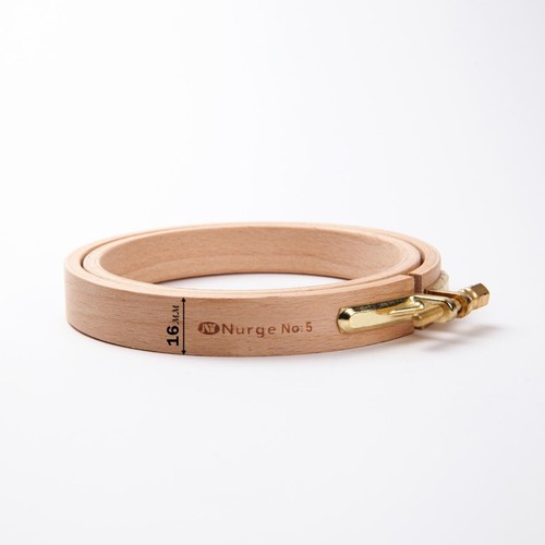 Nurge Wooden Hoops With A Screw, Rim Height 16mm, Diameter 220mm Hand Embroidery - Picture 2 of 3