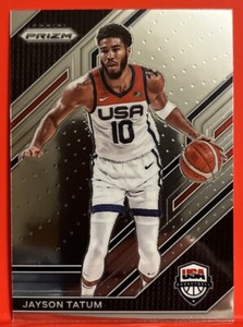 Jayson Tatum 2021-22 Panini Prizm USA Basketball Card #1 Boston Celtics