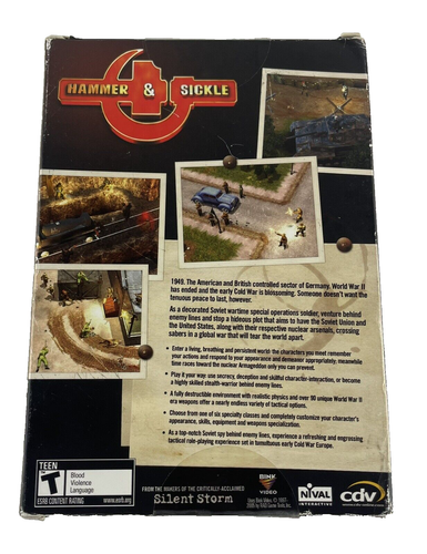 HAMMER & SICKLE PC GAME NEW SEALED - Picture 3 of 9