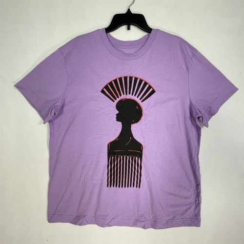 Camiseta Black History Month Mujer XXL Gráfico Manga Corta Suave Púrpura  - Imagen 6 de 12