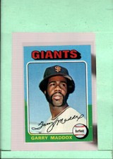 1975 Topps #240 Garry Maddox NM-MT Giants ID:50338