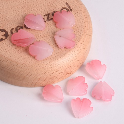 10pcs 15mm Petal Shape Crystal Glass Loose Top Drilled Beads for Jewelry Making - Picture 28 of 55