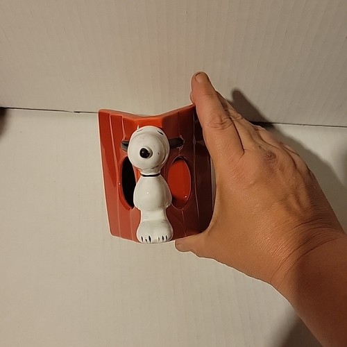 Vintage Peanuts Snoopy 1998 Classic Ceramic Toothbrush Holder “Rare” - Picture 6 of 8