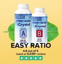 Epoxy Resin with Easy-ratio for DIY - wood working; river tables; etc 🔥
