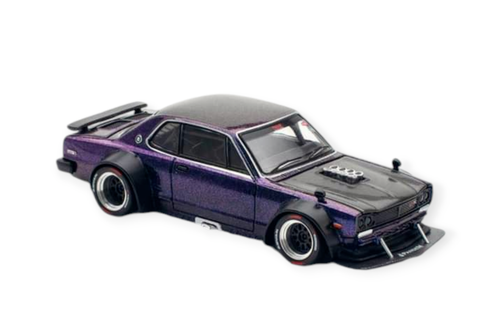 Pop Race Nissan Skyline GT-R V8 Drift Purple Toycar Salon 2024