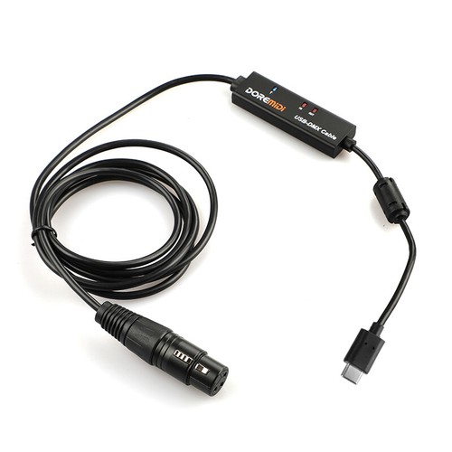 DOREMiDi USB-C To DMX Cable Convert DMX/RDM To USB-C and Connect To A Computer - Picture 2 of 12