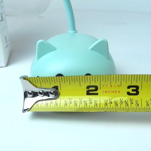 Led Portable Desk Lamp Rechargeable Flexible Kitten Cat Green NEW - 第 7/7 張圖片