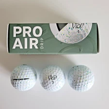 Vice Golf Pro Air DRIP PETROL YELLOW Balls New Sleeve - 3 Balls
