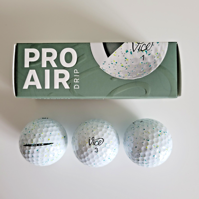 #ad #ad Vice Golf Pro Air DRIP PETROL YELLOW Balls New Sleeve 3 Balls $18.99