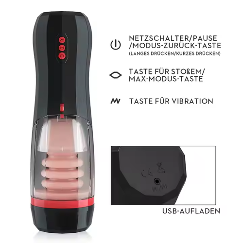 Male Masturbator Pocket Pussy Realistic Vagina For Men Thrust Pussy Sex Toy UK - Picture 7 of 11