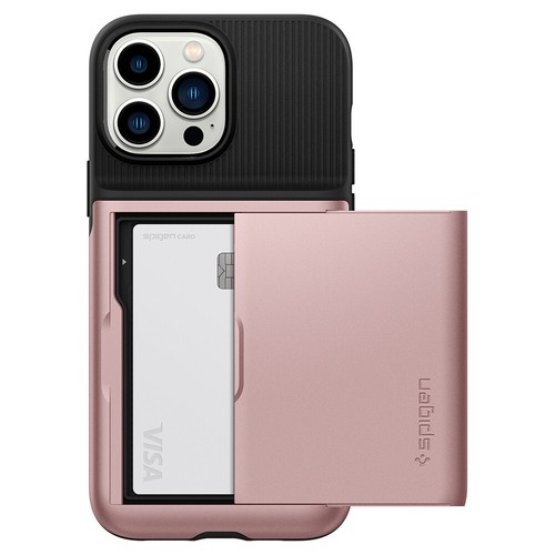 iPhone 13 Mini / 13 / 13 Pro / 13 Pro Max Case Spigen Slim Armor CS Card Holder - Picture 21 of 54