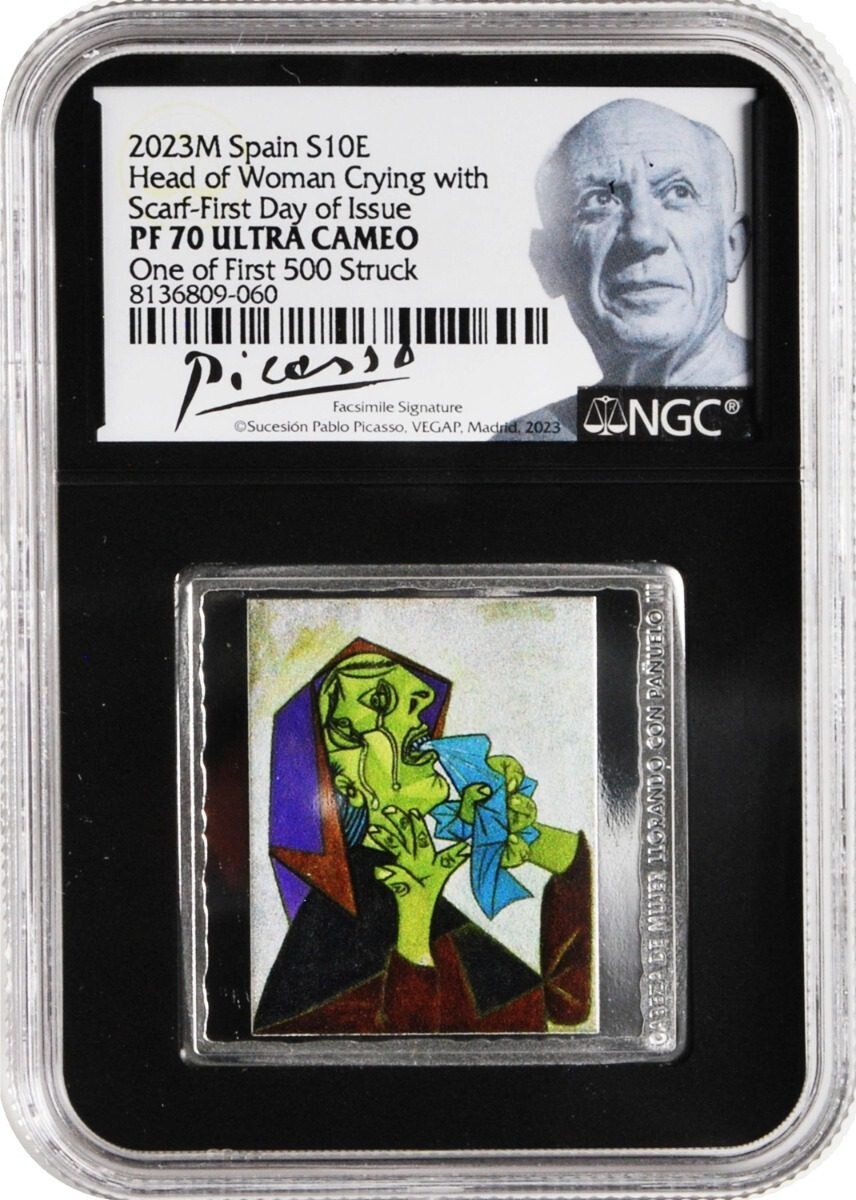 2023 Spain 14.6oz Silver Picasso 8 pc. Legacy Set NGC PF70