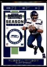 2019 Panini Contenders Season Ticket Red Zone Russell Wilson Seattle Seahawks